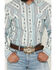 Image #3 - Cody James Men's Heath Southwestern Striped Long Sleeve Snap Stretch Western Shirt, Blue, hi-res