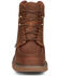 Image #4 - Justin Men's Rush Waterproof 6" Lace-Up Nano Non-Comp Wedge Work Boots - Moc Toe, Brown, hi-res