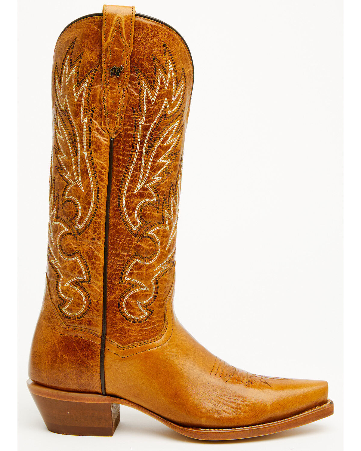 Image #2 - Dan Post Women's Katy Tall Western Boots - Snip Toe, Tan, hi-res