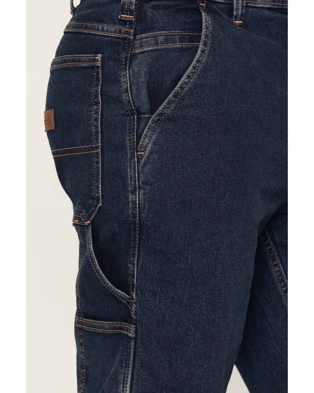 Image #2 - Dickies Men's 11" Utility Stretch Denim Shorts, Dark Wash, hi-res