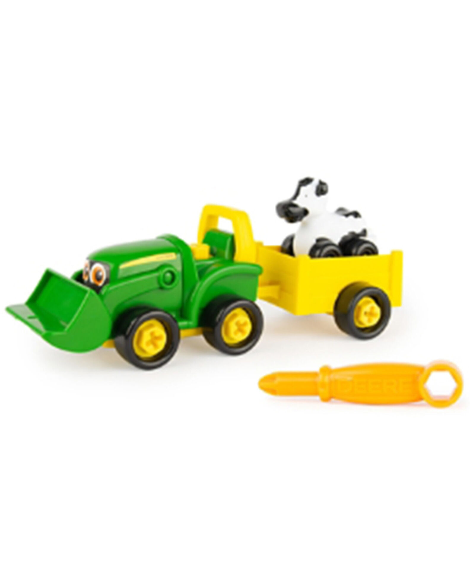 Image #1 - Tomy Boys' John Deere Build-A-Buddy Bonnie Scoop Tractor, Multi, hi-res