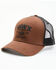 Image #1 - Hawx Men's Dark Brown Logo Graphic Mesh-Back Ball Cap , Dark Brown, hi-res