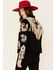 Double D Ranch Women's Cowgirl Queen Zip-Front Suede Jacket , Black, hi-res