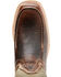 Image #6 - Double H Men's Domestic Roper Western Work Boots - Soft Toe, Brown, hi-res