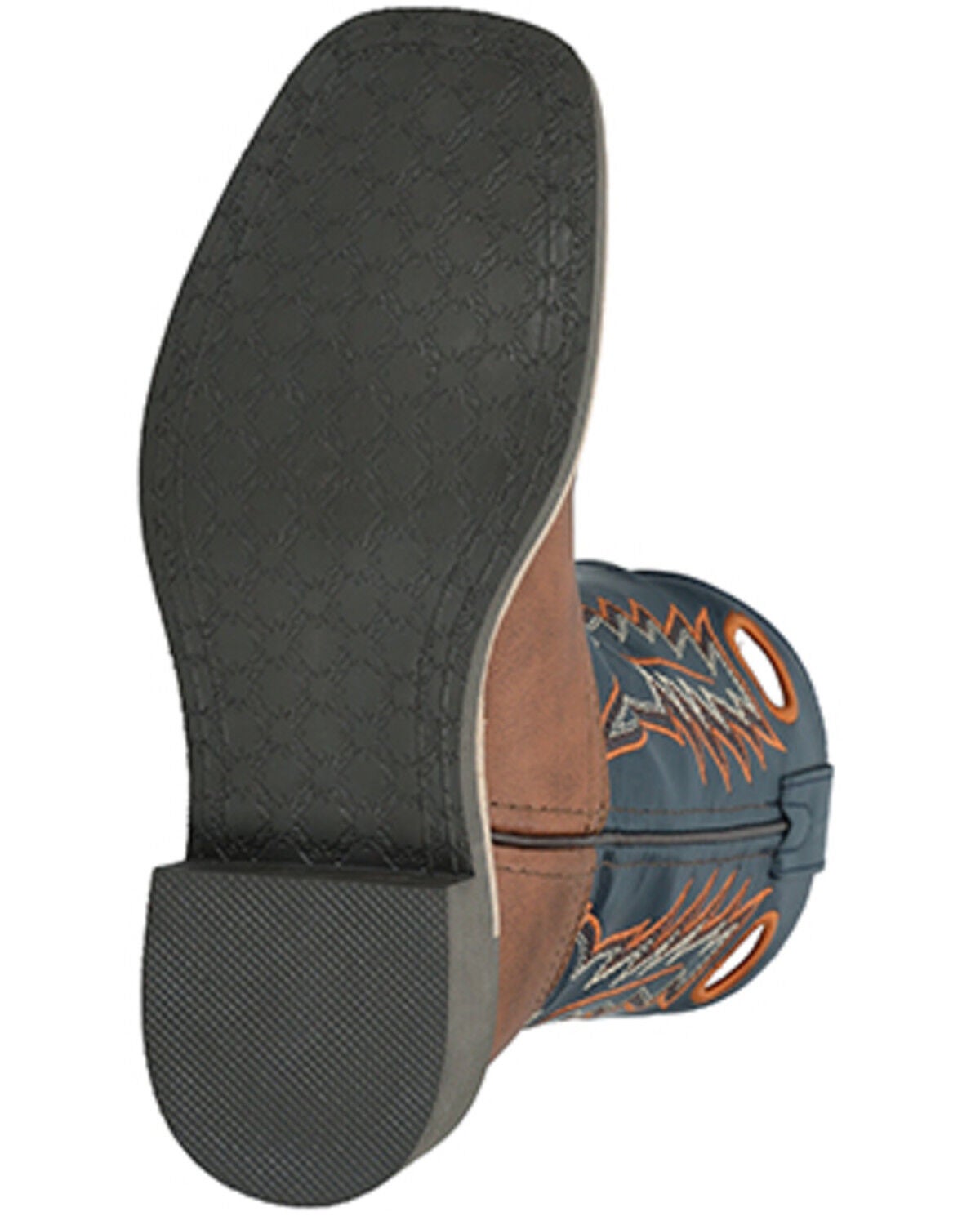 Image #7 - Smoky Mountain Little Boys' El Paso Western Boots - Broad Square Toe, Brown, hi-res