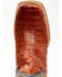 Image #6 - Tanner Mark Men's Exotic Caiman Belly Western Boots - Broad Square Toe, Cognac, hi-res