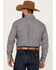 Image #4 - Roper Men's Amarillo Medallion Print Long Sleeve Button Down Western Shirt, Grey, hi-res