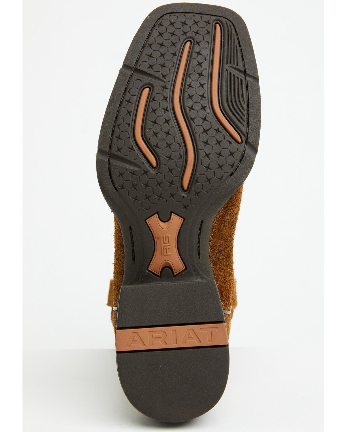 Image #7 - Ariat Men's Sport Big Country Roughout Performance Western Boots - Broad Square Toe, Brown, hi-res