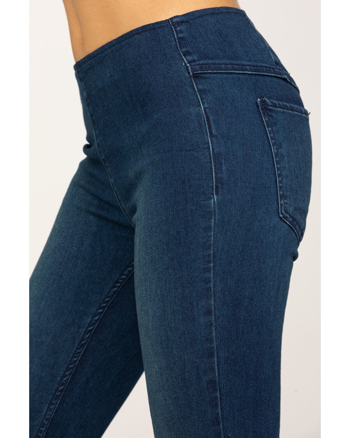 Image #5 - Free People Women's Dark Wash Flare Penny Pull On Jeans, , hi-res