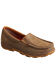 Twisted X Women's Slip-On Driving Shoes - Moc Toe, Brown, hi-res