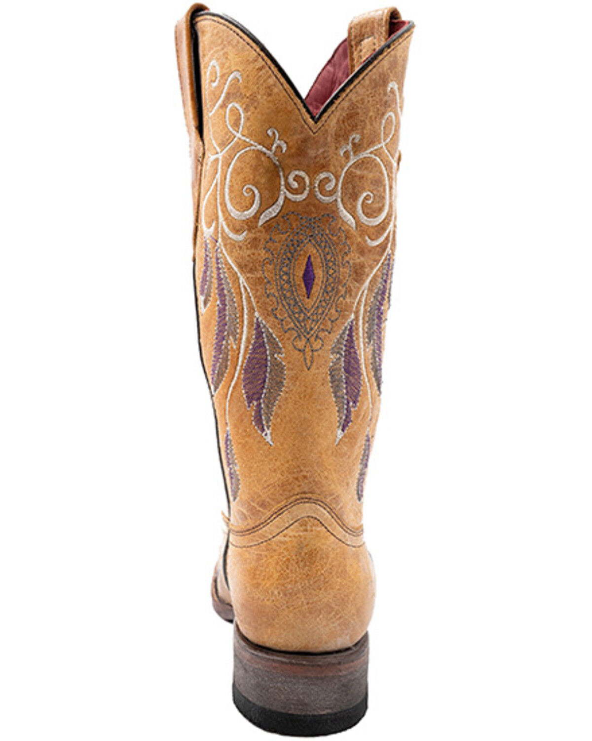 Image #5 - Ferrini Women's Dreamer Western Boots - Square Toe, Tan, hi-res