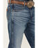 Image #2 - Wrangler Retro Men's 77MWZ Whitley Medium Wash Slim Bootcut Stretch Denim Jeans - Tall, Medium Wash, hi-res