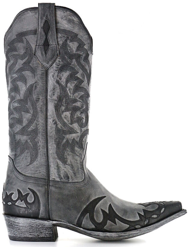 gray cowboy boots