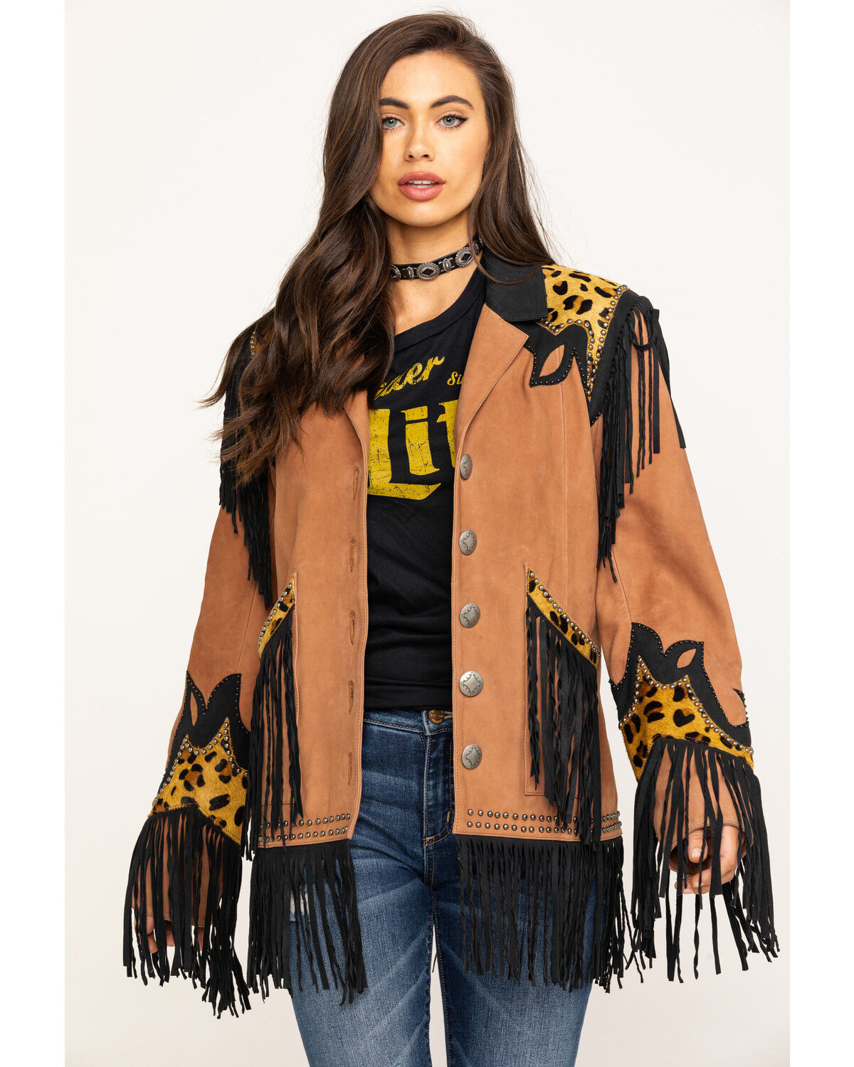 Image #1 - Double D Ranch Women's Saddle Texas Two Step Jacket, , hi-res
