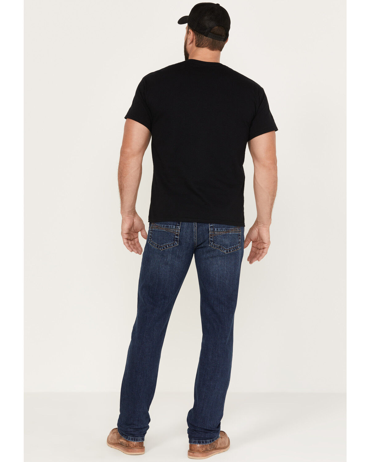 Image #3 - Brothers and Sons Men's Nightfall Dark Wash Slim Tapered Stretch Denim Jeans, Dark Wash, hi-res