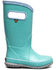 Image #2 - Bogs Girls' Rainbow Glitter Rainboots, Aqua, hi-res