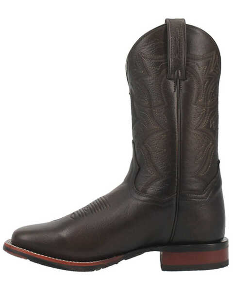 Image #3 - Dan Post Men's Stockman Western Performance Boots - Broad Square Toe, Brown, hi-res