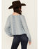 Image #4 - Wild Moss Women's Striped Button-Down Long Sleeve Top, Blue, hi-res