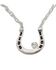 Montana Silversmiths Women's Small Horseshoe & Rhinestone Necklace, Silver, hi-res