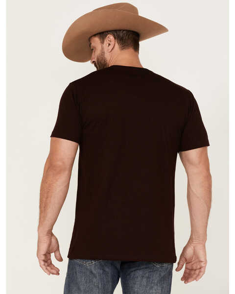 Image #4 - Cody James Men's Strike First Graphic Short Sleeve T-Shirt , Maroon, hi-res