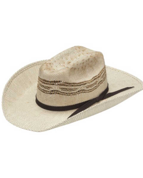 M & F Western Infant Straw Cowboy Hat , Natural, hi-res
