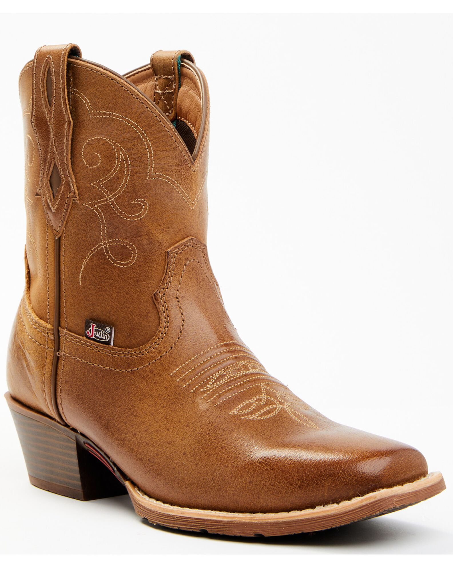 Booties store square toe