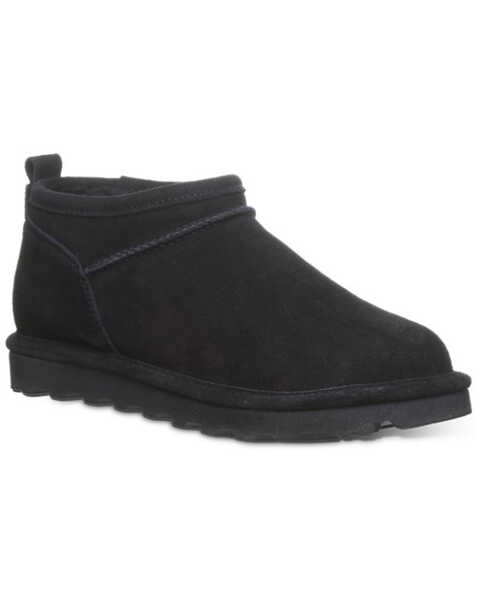 Bearpaw Women's Super Shorty Casual Boots - Round Toe , Black, hi-res