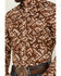 Image #3 - RANK 45&reg; Men's Hopewood Abstract Southwestern Print Long Sleeve Button-Down Stretch Western Shirt, Rust Copper, hi-res