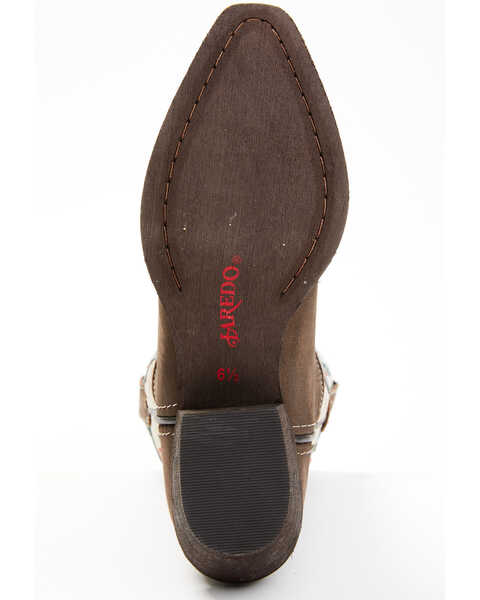 Image #7 - Laredo Women's Western Fashion Boots - Snip Toe , Cream/brown, hi-res