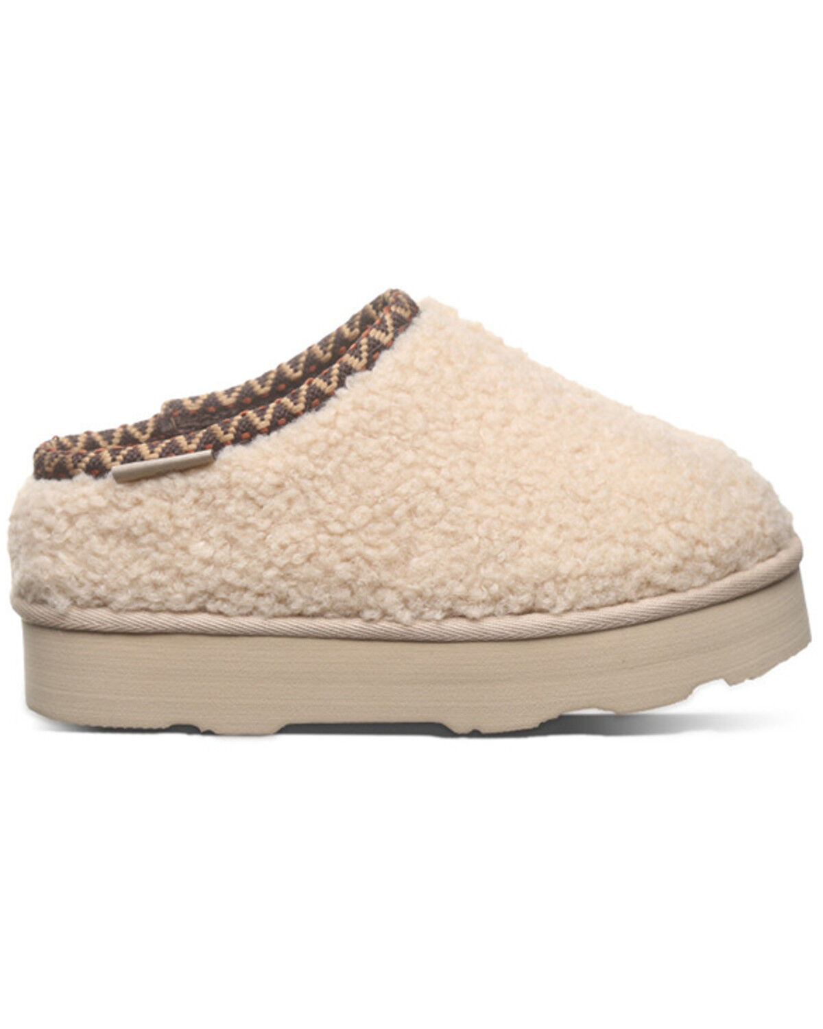 Image #2 - Bearpaw Girls' Snuggle Martis Slippers, Cream, hi-res