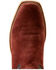 Image #4 - Ariat Men's Futurity Time Roughout Western Boots - Square Toe, Red, hi-res