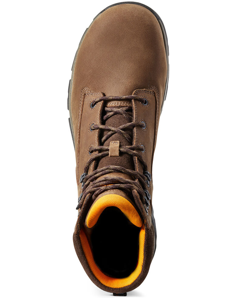 Ariat Men's Edge Lite Lace-Up Work Boots - Composite Toe, Brown, hi-res