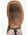 Image #6 - Old West Boys' Embroidered Western Boots - Square Toe, Brown, hi-res