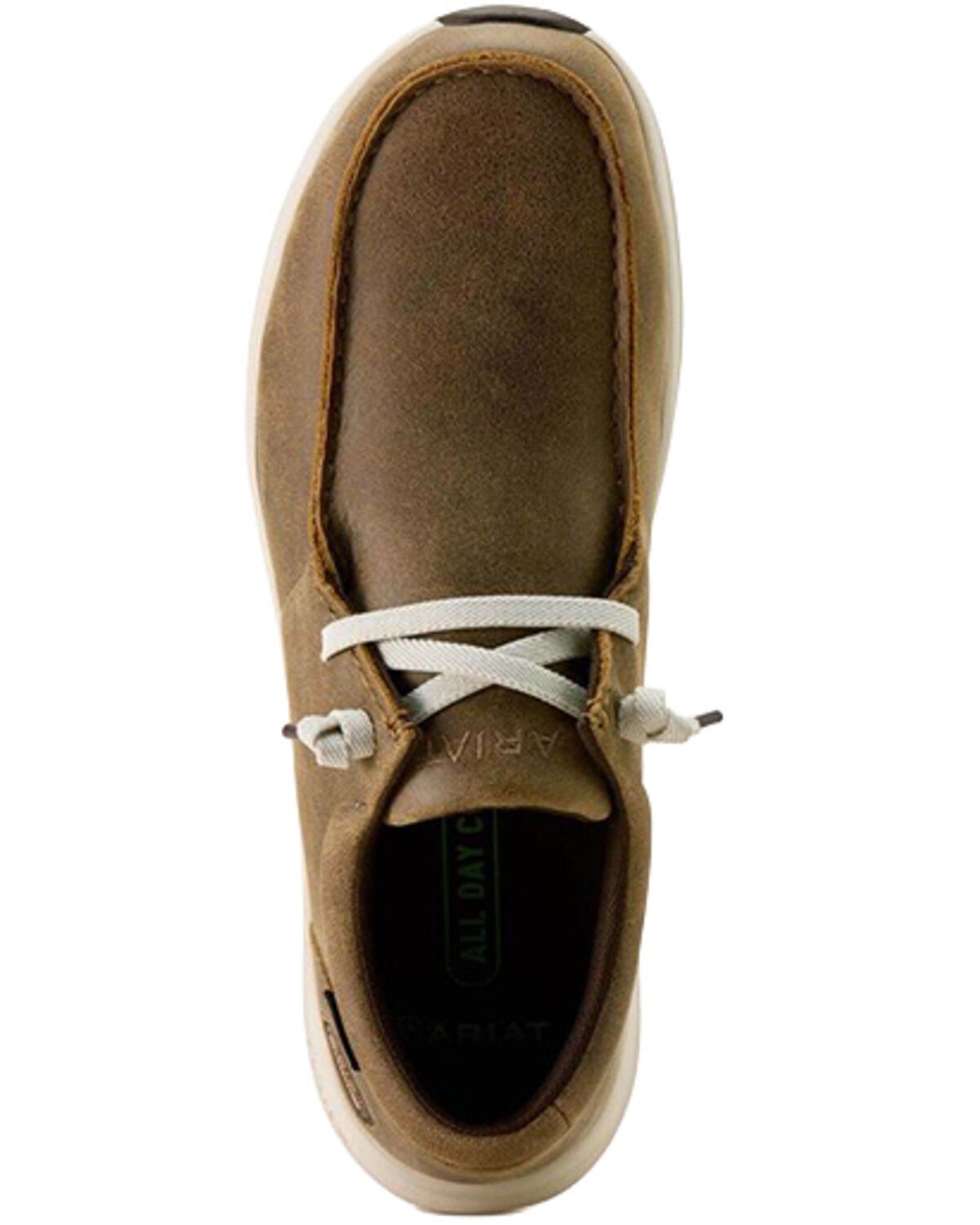 Image #4 - Ariat Men's Buckeye Work Shoes - Steel Toe, Brown, hi-res