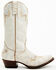 Image #2 - Shyanne Women's Byrdie Crack Embroidered Western Boots - Round Toe, Ivory, hi-res