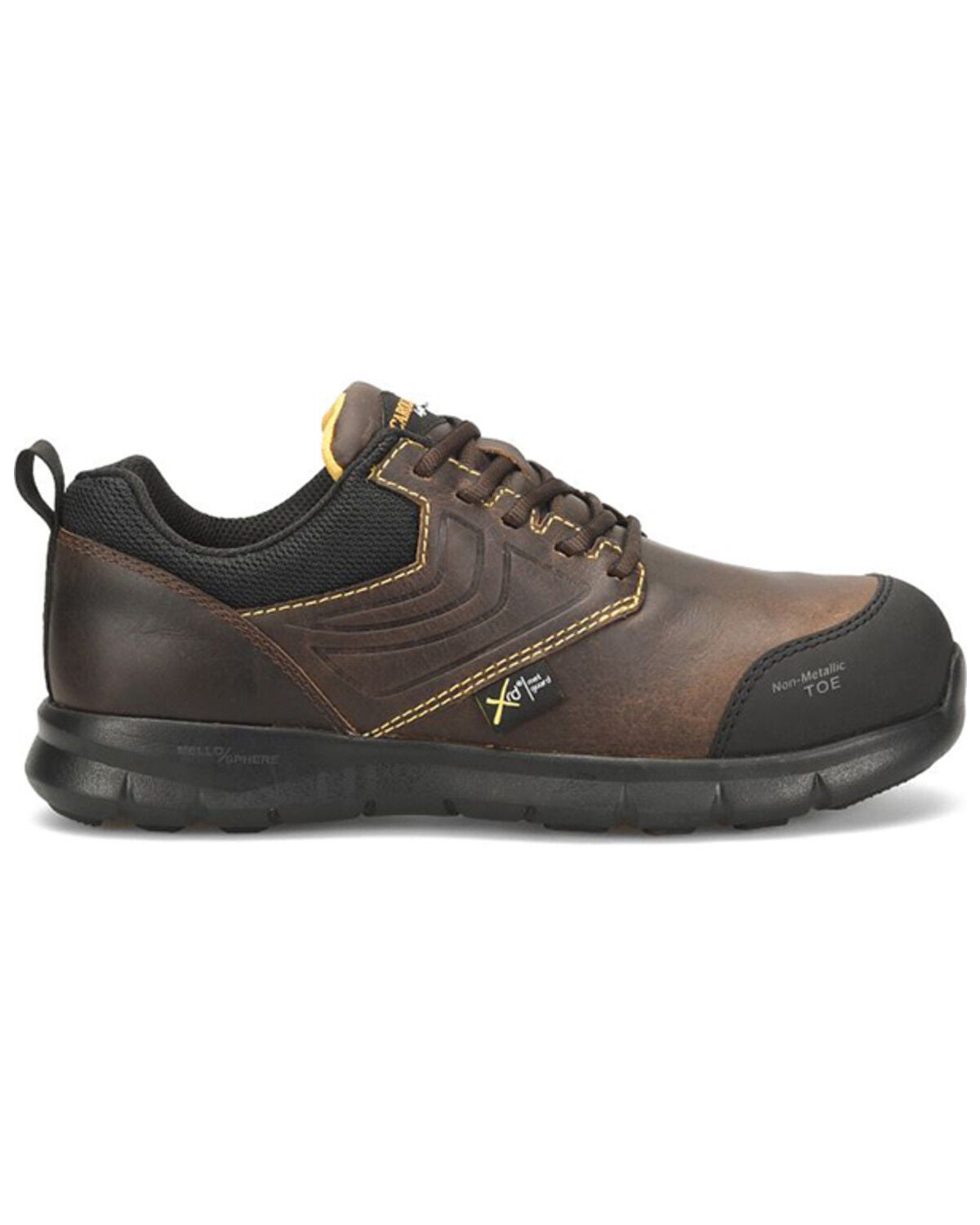 Image #2 - Carolina Men's Metguard Work Shoes - Composite Toe, Brown, hi-res