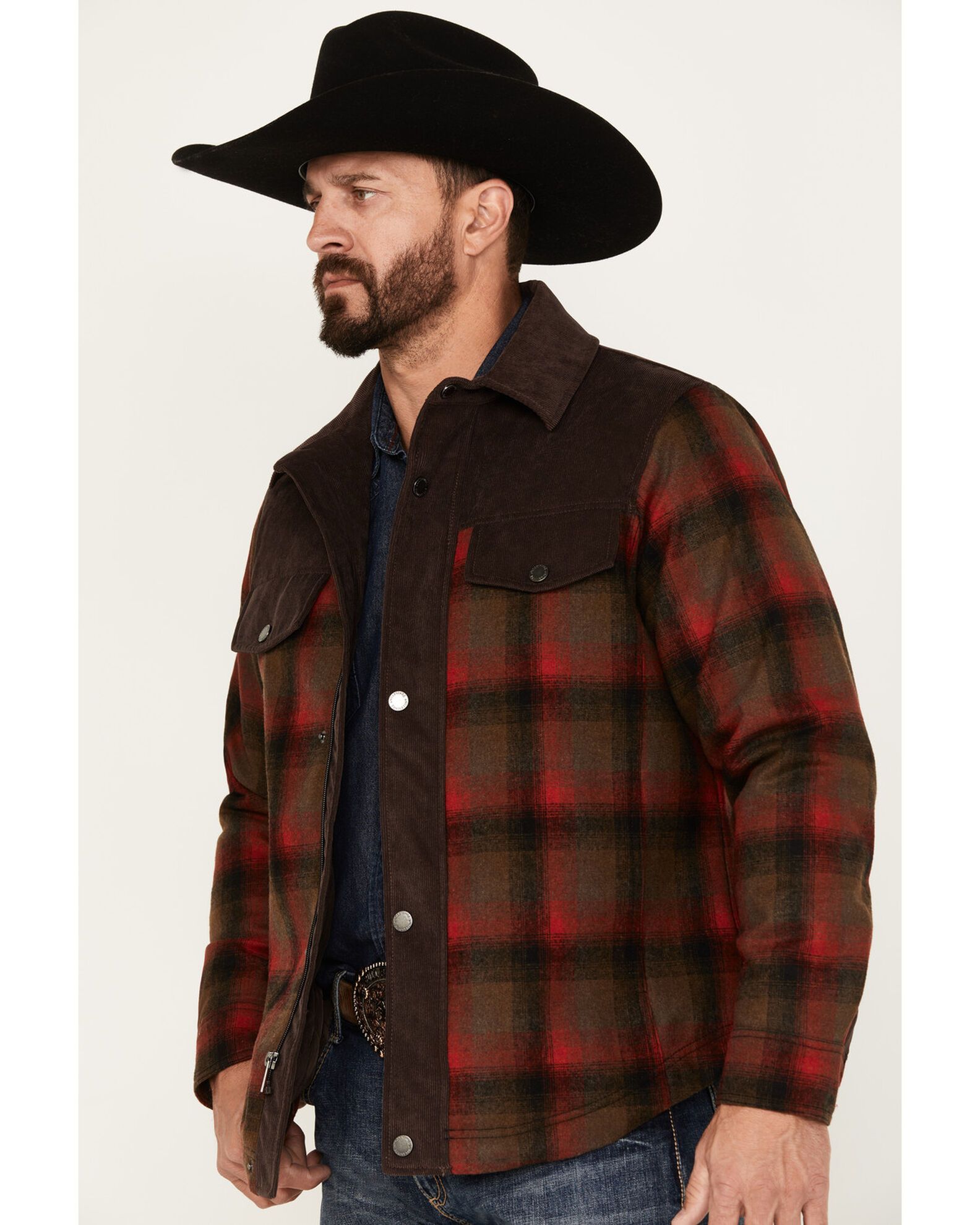 Pendleton buffalo plaid coat sales