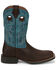 Image #2 - Justin Men's 11" Bowline Western Boots - Broad Square Toe, Brown, hi-res