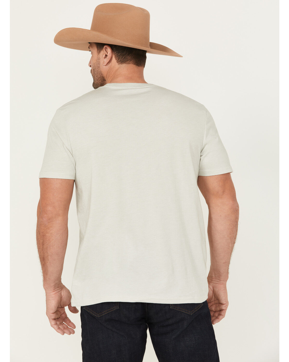 Image #4 - Wrangler Men's Southwestern Logo Short Sleeve Graphic T-Shirt, Off White, hi-res