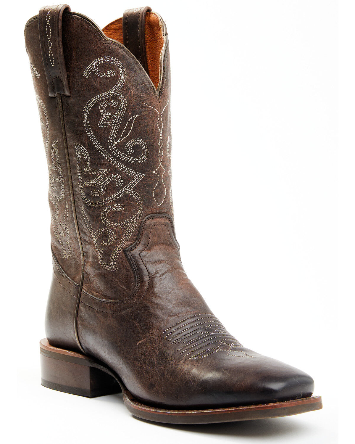 Image #1 - Idyllwind Women's Giddy Up Leather Western Boot - Broad Square Toe, Chocolate, hi-res