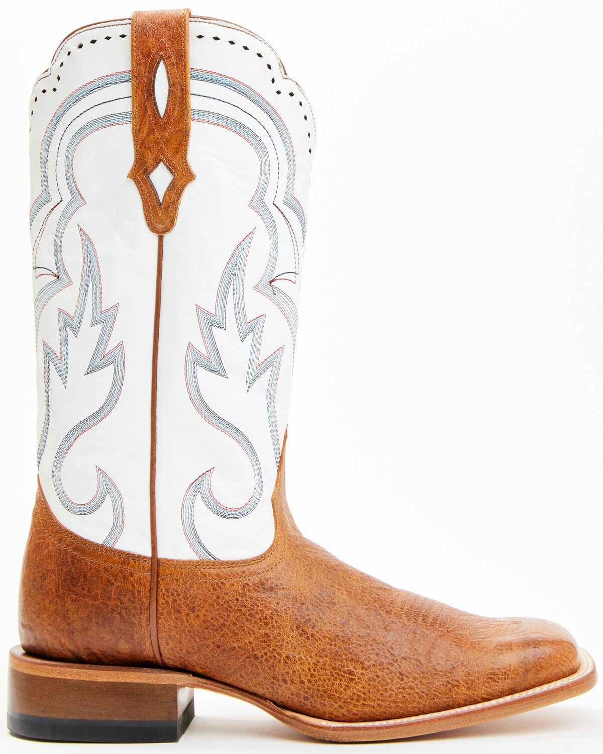 Image #2 - Cody James Men's Tomahawk Western Boots - Broad Square Toe, White, hi-res