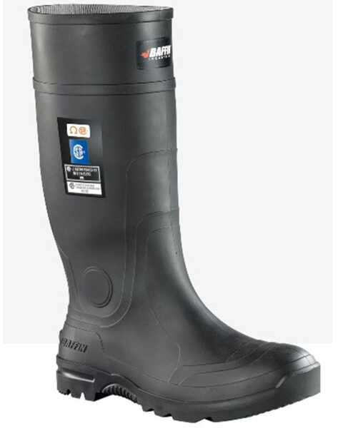 Baffin Men's Blackhawk (Toe) Waterproof Rubber Boots - Steel Toe, Black, hi-res