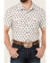 Image #3 - Dale Brisby Men's Taupe Southwestern Geo Print Short Sleeve Snap Western Shirt , Taupe, hi-res