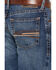 Image #4 - Ariat Men's M4 Heath Thornton Medium Wash Relaxed Bootcut Stretch Denim Jeans, Medium Wash, hi-res