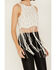 Image #3 - Rock & Roll Denim Women's Sleeveless Boot Stitch Fringe Tank, Natural, hi-res