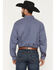 Image #4 - Cinch Men's Floral Geo Print Long Sleeve Button-Down Western Shirt, Royal Blue, hi-res