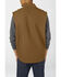 Image #2 - Dickies Men's Rinsed Brown Brushed Sherpa Duck Work Vest, Brown, hi-res