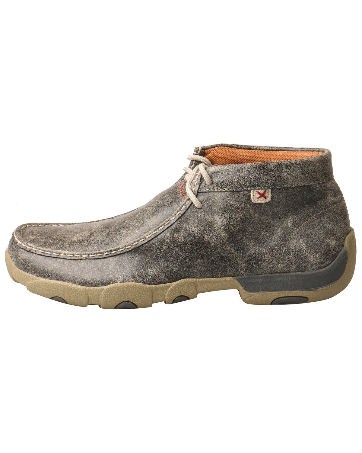 Image #3 - Twisted X Men's Driving Shoes - Moc Toe, Grey, hi-res