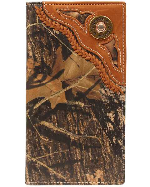 Image #1 - Nocona Belt Co. Men's Camo Shotgun Shell Rodeo Wallet, Camouflage, hi-res