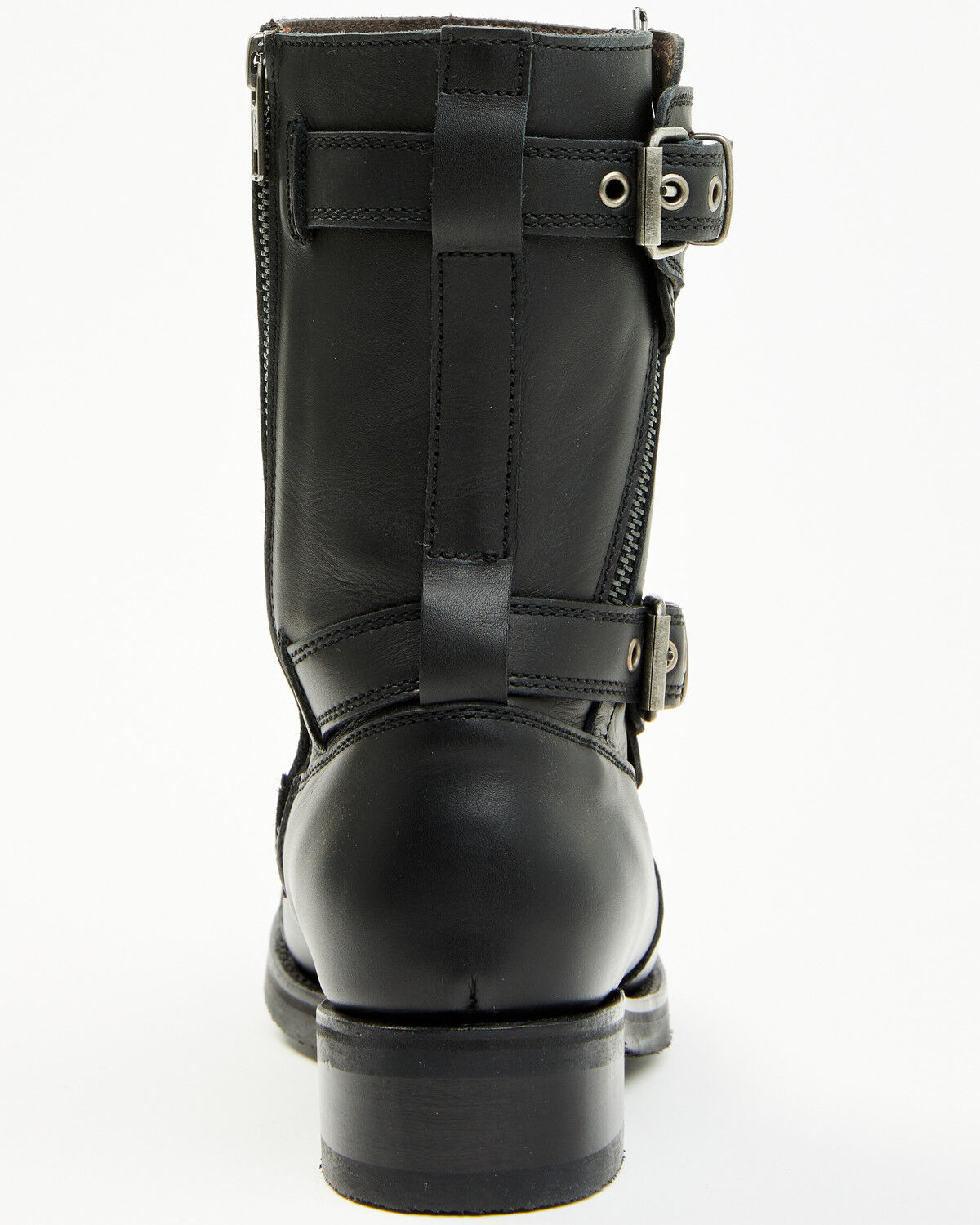 Image #5 - Sendra Women's Juno Motorcycle Boots - Round Toe, Black, hi-res
